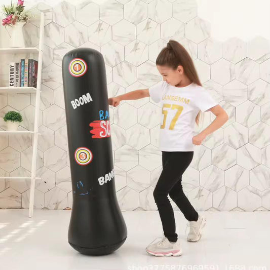 🥊 Kit de Boxe Gonflable Enfant 3 A 10ans taille 1.20M