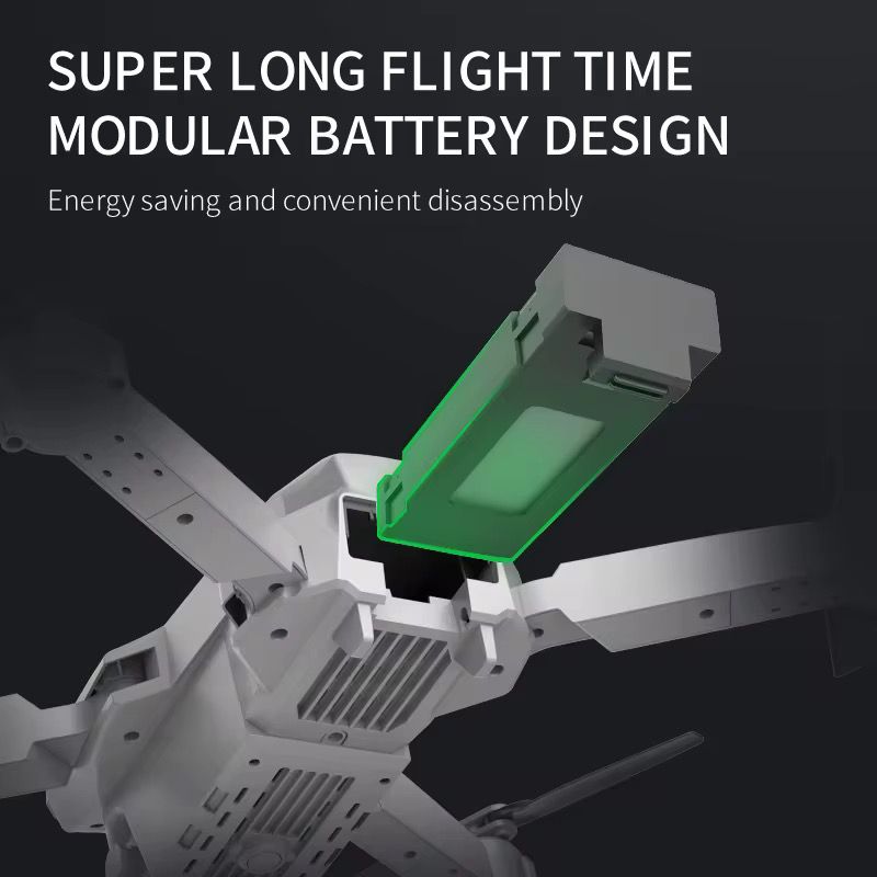 Drone Pliable Haute Performance – Double Batterie & Caméra HD Stabilisée